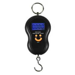 Electronic Portable Gourd Scale with Backlight for Purchasing Vegetables Electronic Scale Hook Portable Weighing 50KG