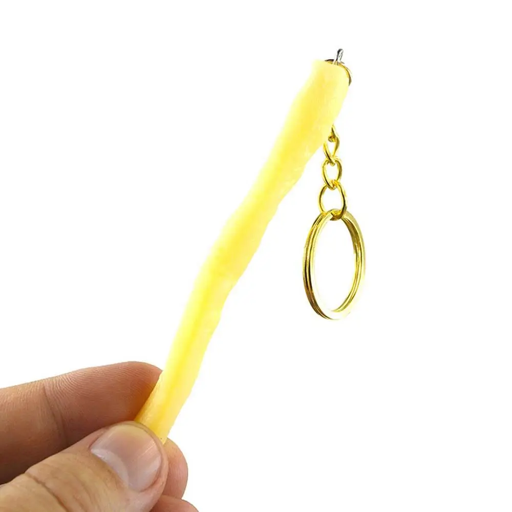 Chicken Nuggets French Fries Fried Chicken Legs Fried Chicken Food Pendant Key Rings Key Chains Imitation Food Keychains