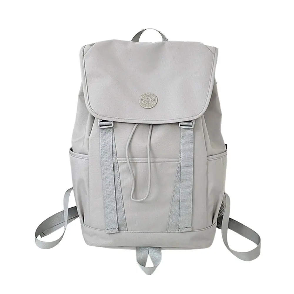 Mochila de gran capacidad a la moda, bolso de libros transpirable de nailon, bolso escolar multifunción informal para adolescentes