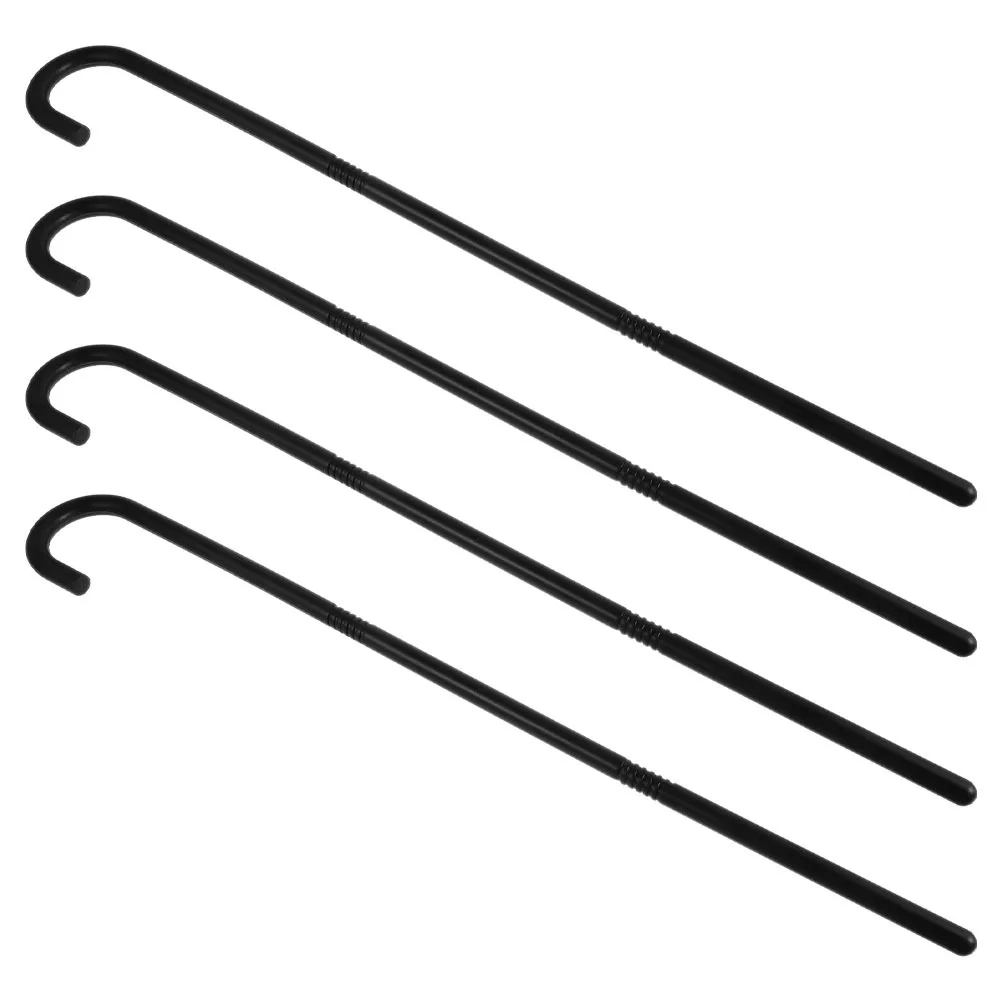 4Pcs Old Man Cane Vintage Style Lightweight Walking Stick Halloween Cosplay Costume Prop Theatrical Accessory Cane Costume