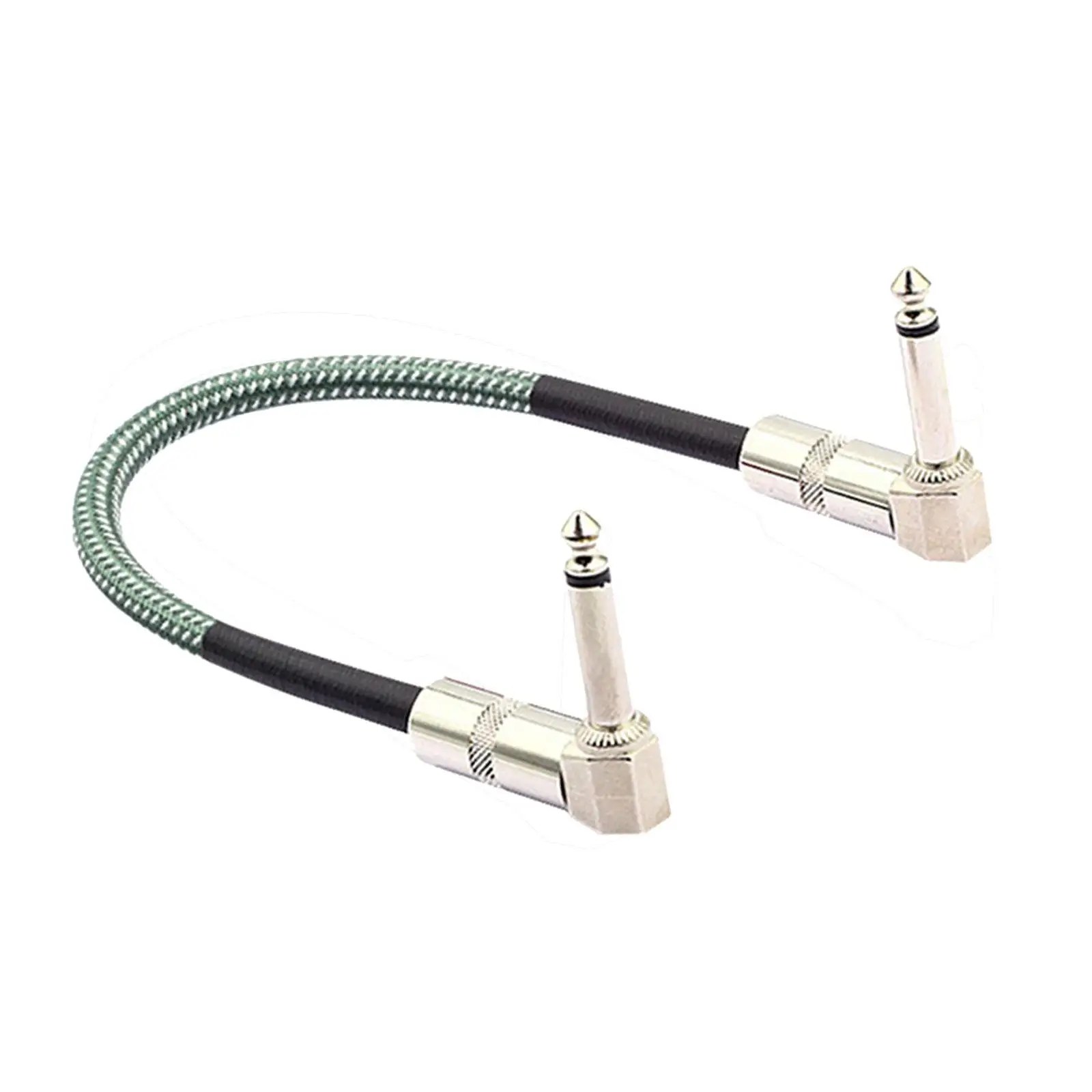 Audio Instrument Cable, Braided Right Angle Electric Guitar Cable, Electric Guitar Cord for Electric Guitar Keyboard