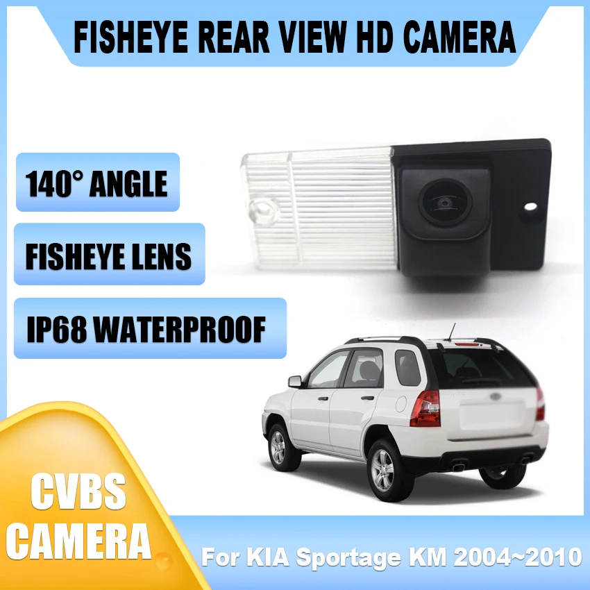 HD Night Vision Rear View Camera For KIA Sportage KM 2004 2005 2006 2007 2008 2009 2010 Car Backup Parking Camera Waterproof