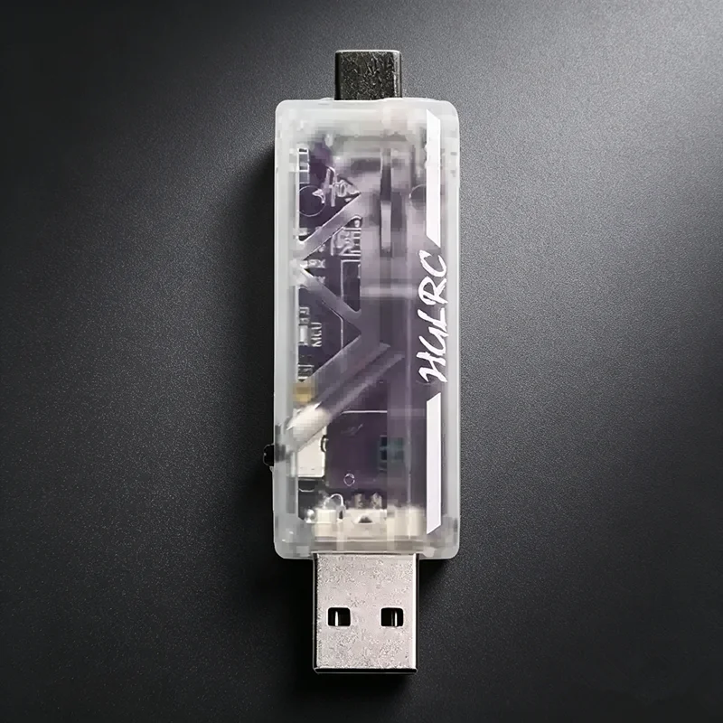 HGLRC ELRS 2.4G FPV Wireless Dongle, Open-Source GPL3.0 Joystick Dongle for Liftoff, DRL, and More FPV Flight Simulators
