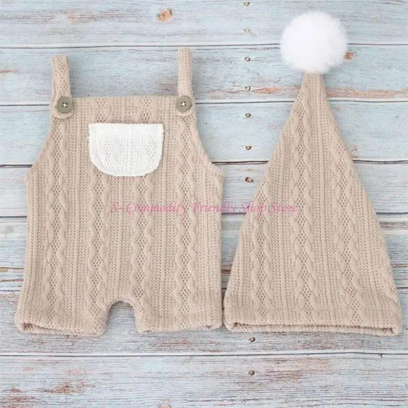 

85AE 1 Set Newborn Photo Outfit Newborn Baby Costume Photography Prop Accessories
