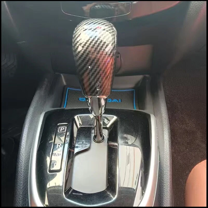 

For Nissan Qashqai J11 Rogue Sport 2014~2020 Gear Shift Lever Knob Cover Sticker Trim Decoration Styling Car Accessories Parts