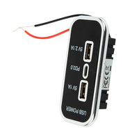 Tablet For Mobile Phone Power Adapter Car Charger Socket 12-24V Blue LED Indicator Dual USB Wide Compatibility