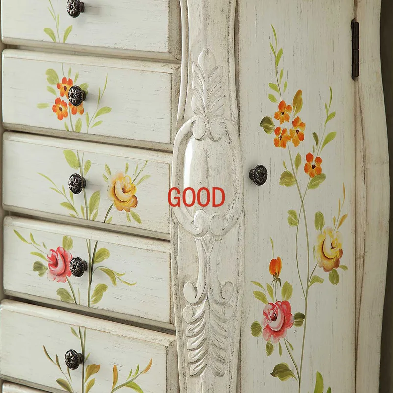 Armario de almacenamiento de joyas para dormitorio, 7 cajones