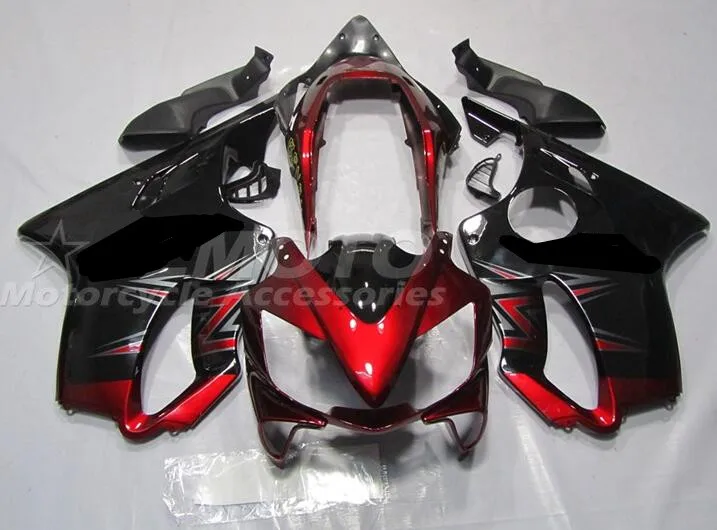 

NEW ABS Fairings Kits Fit For CBR600 F4i 2004 2005 2006 2007 04 05 06 07 Bodywork Set Custom Black Red