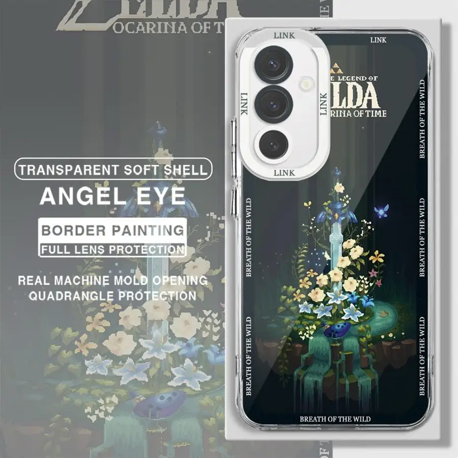 Legend Of Zelda Cover Phone Case for Samsung Galaxy A72 A52 A32 A22 5G A12 A21s A51 A71 4G A50 A31 Clear Soft