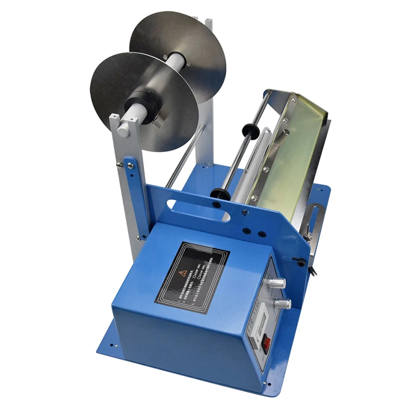 Máquina dispensadora de pelado de etiquetas de película transparente/PET, Sensor óptico de fibra eléctrica de FTR-118C de 10-250mm de ancho