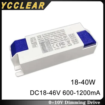 0-10V Kısılabilir LED Sürücü 18W 20W 24W 28W 30W 35W 40W Aydınlatma Trafosu 600mA 700mA 800mA 900mA 1000mA 1100mA 1200mA Titreşimsiz Sürücü Güç Kaynağı