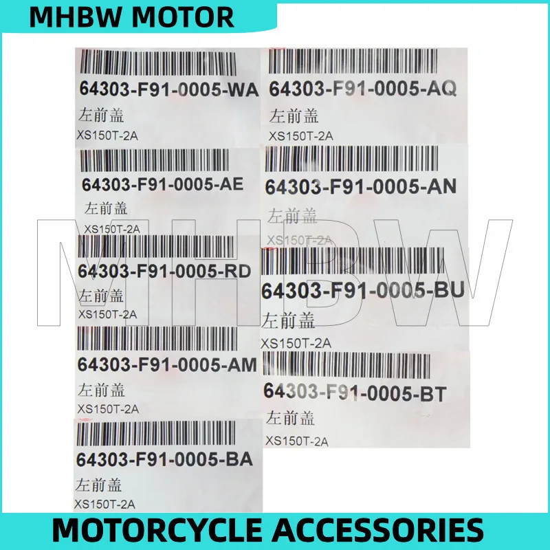 الغطاء الأمامي الأيسر لـ Sym Xs150t-2a/2b Fnx 4v #6