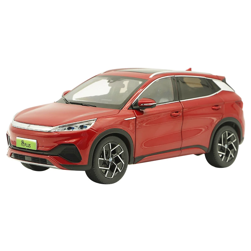 1:18 オリジナル BYD 元 PLUS 車モデル BYD オフロード車小型 SUV 合金シミュレーション車モデル