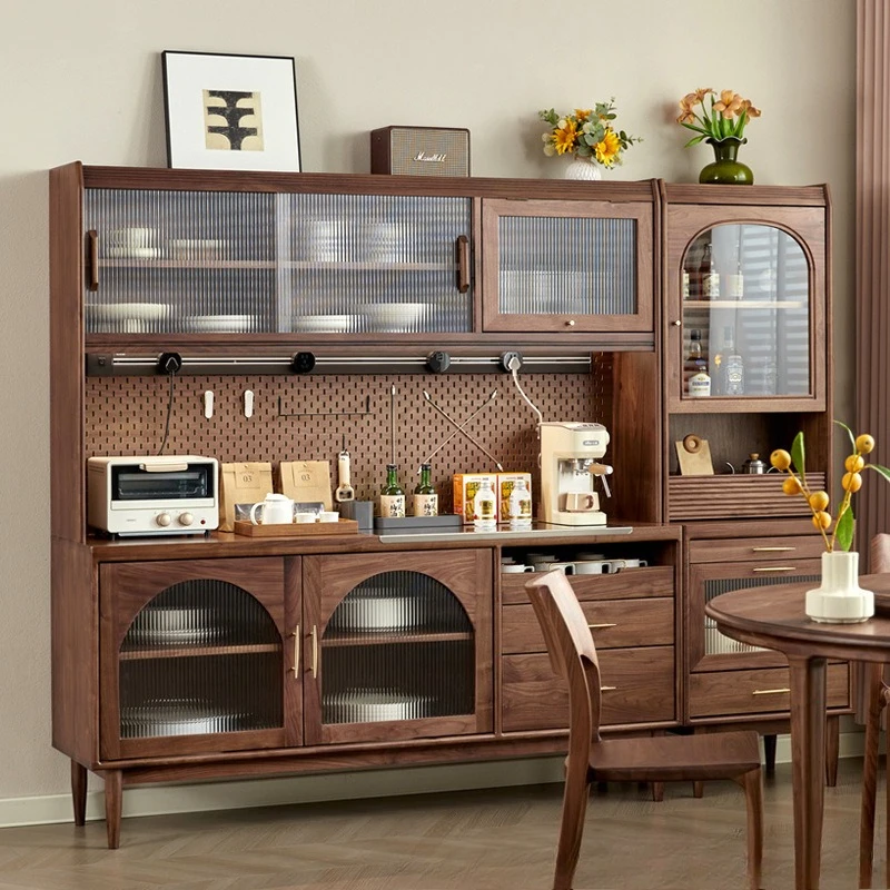 Sideboard aus schwarzem Walnussholz