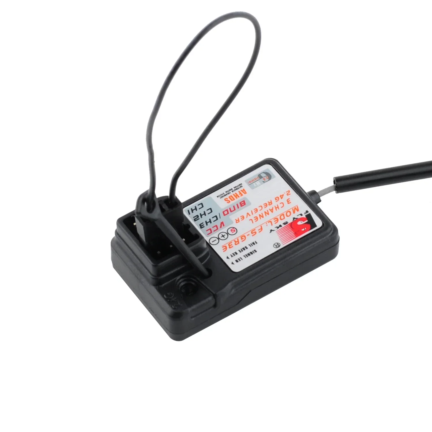 Flysky FS-GR3E 2.4Ghz 3-Channel Receiver for RC Car Auto Boat Compatible with FS 2.4Ghz Surface Transmitter
