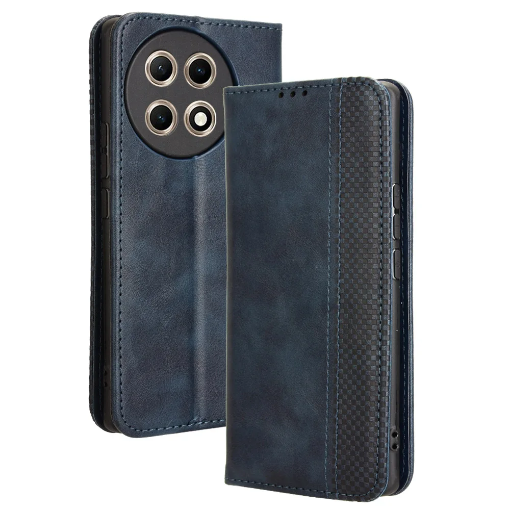 

Flip Retro Style Leather Magnetic Closure Phone Cover For Tecno Camon 30S 4G 6.78 inch Wallet Fall prevention Phone Case