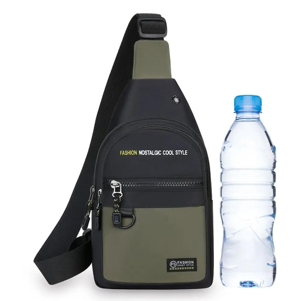 

Storage Bag Oxford Cloth Men Chest Bag Multifunctional Black Grey Blue Green Waist Bag Large Capacity Mobile Phone Bag Unisex