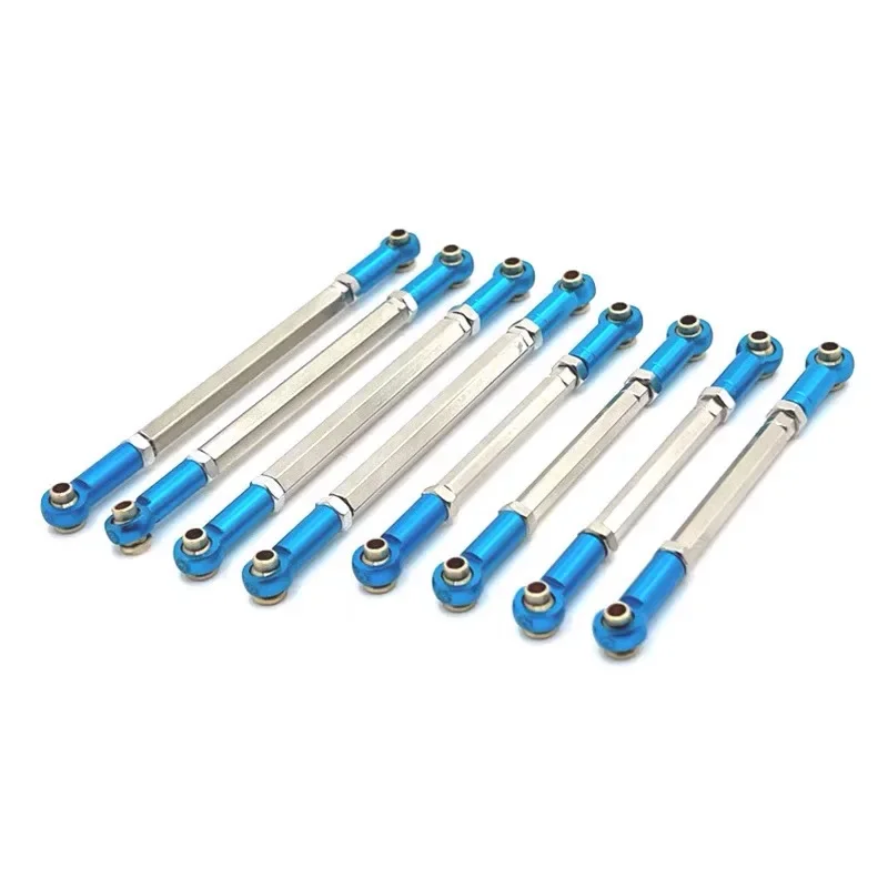 

8pcs/lot RC Car Metal Upgrade Adjustable Chassis Linkage For MN 1/12 MN128 Refit Parts Accessories
