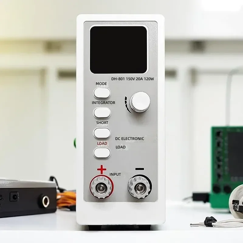 Multi Channel DC Electronic Load Tester, 120W 150V 20A Digital Battery Discharge Capacity Meter for Power Test