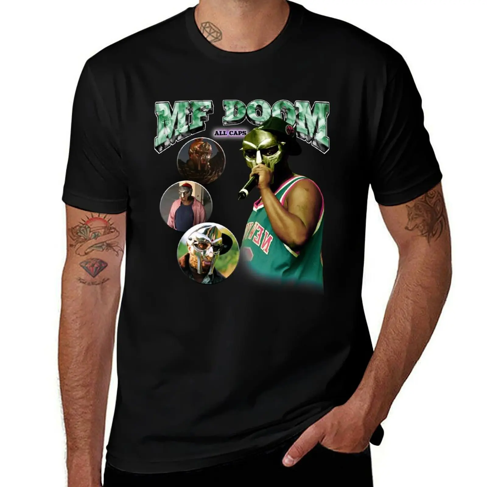 

MF DOOM 90s Vintage T-Shirt man t shirt heavy cotton man t shirts cotton