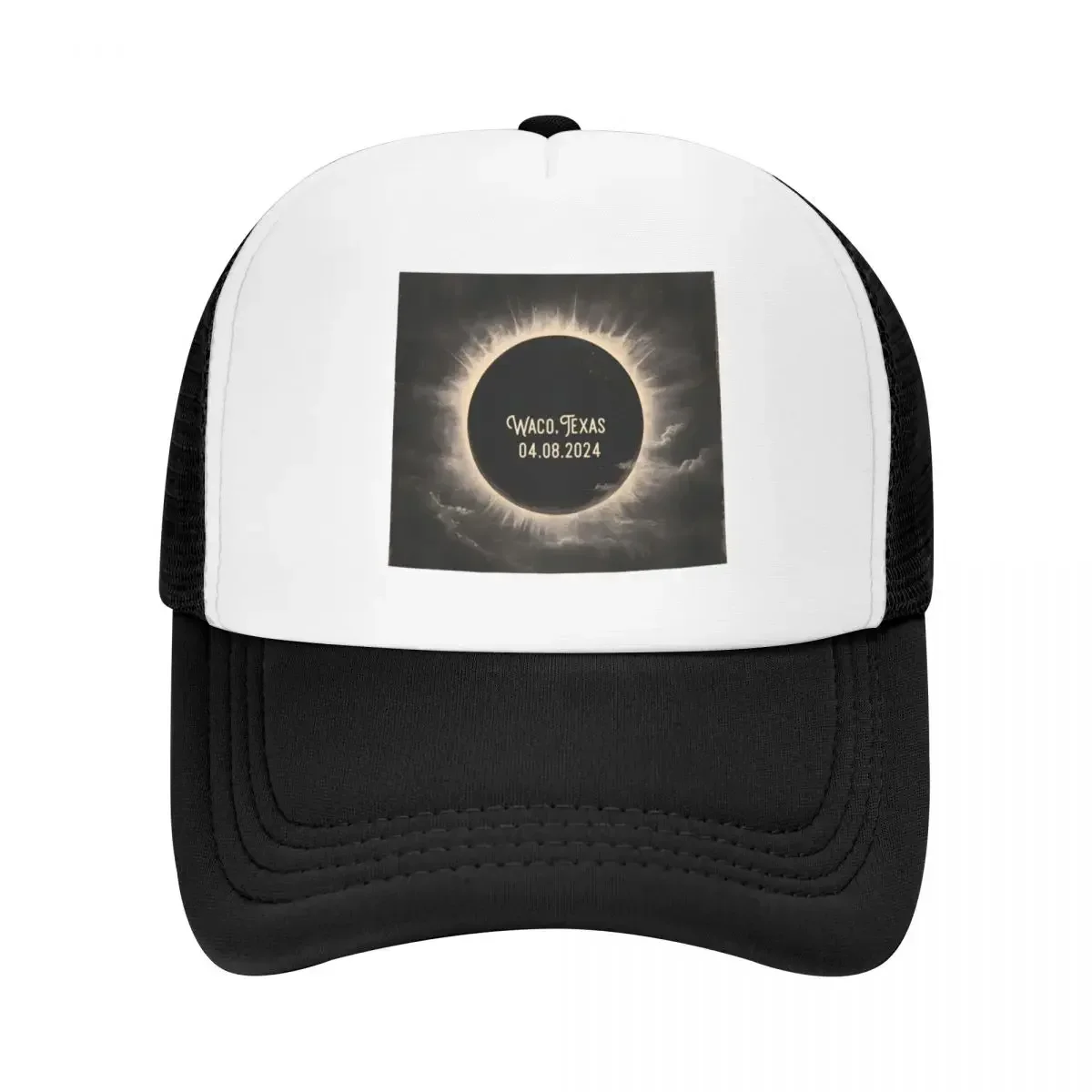 Waco, TX Total Eclipse Baseball Cap Beach Dropshipping Hats For Men Women's