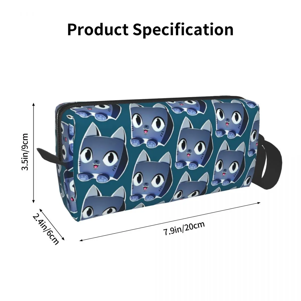 Pet Simulator X Code Makeup Bag Cosmetic Organizer Storage Dopp Kit Toiletry Cosmetic Bag for Women Beauty Travel Pencil Case