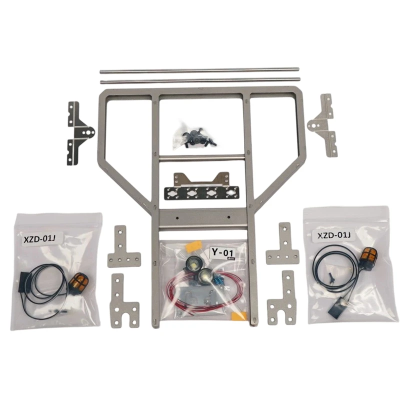 RC Toy Truck Equipment Rack Lights Mounting Rack Bracket For Tamiya Scania Benz Volvo MAN 1/14 RC Tractor Truck Parts SBJ-02