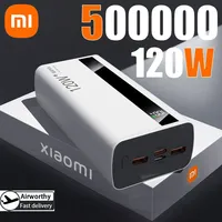 Xiaomi 120W 200000mAh High Capacity Power Bank Super Fast Charging Power Bank Portable Battery Charger For iPhone Samsung Huawei