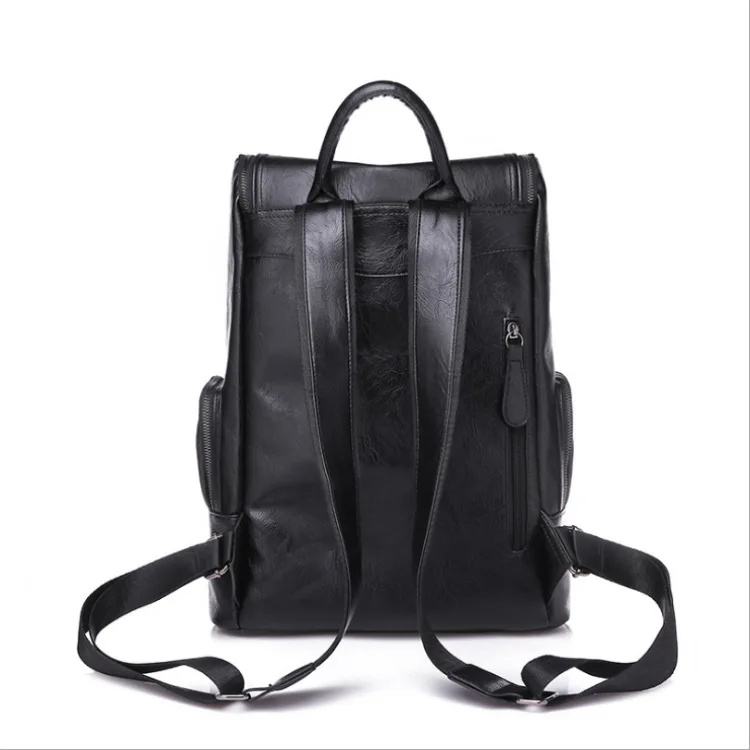 TRAVEASY Leather Women Laptop Backpacks Fashion Travel Ladies Bags Large Capacity Schoolbags Female Middle Students Sports boys