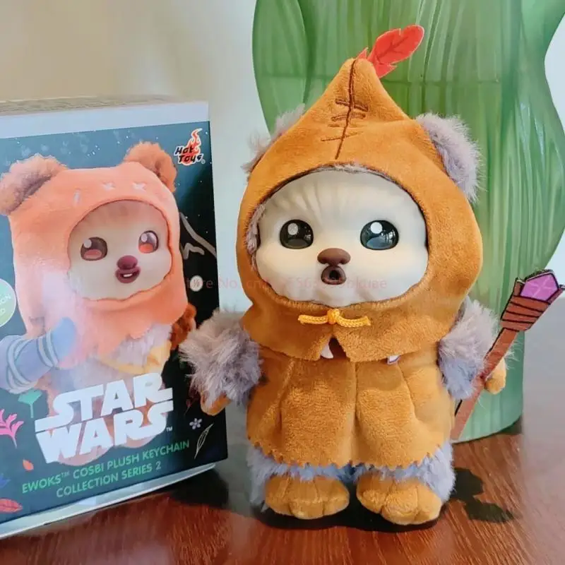 

Hot Toys Star Wars Ewoks Cosbi Plush Keychain Series 2 Blind Box Kawaii Backpack Pendant Keychain Decoration Doll Birthday Gifts