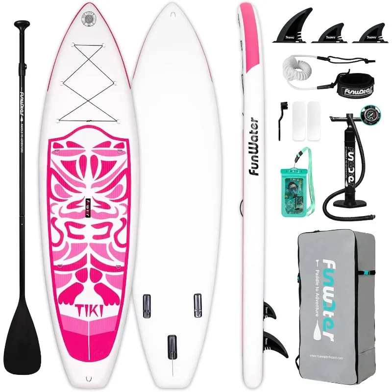 Inflatable Ultra-Light Stand Up Paddle Board for All Skill Levels with Premium SUP Paddleboard Accessories,Non-Slip