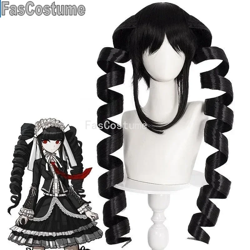 Dangaronpa سيليستيا Ludenberg تأثيري Dangaronpa زي مدرسي المرأة هالوين مجموعة كاملة القوطية لوليتا زي حفلة #6