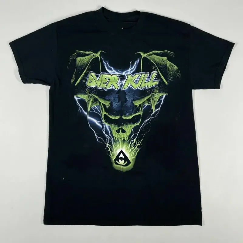 Rare Collection Overkill Band For Fan Black All Size T Shirt
