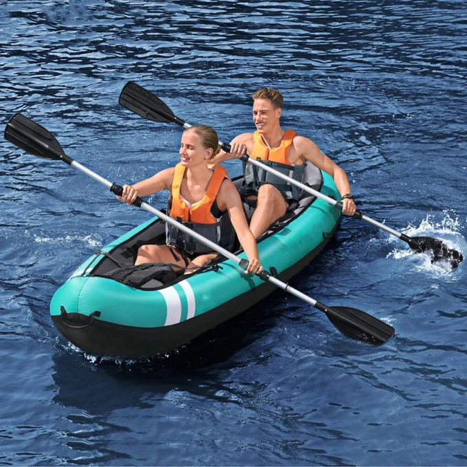 Factory Supply Fishing Inflatable Kayak 2 Person  Boat Canoes And  Sail