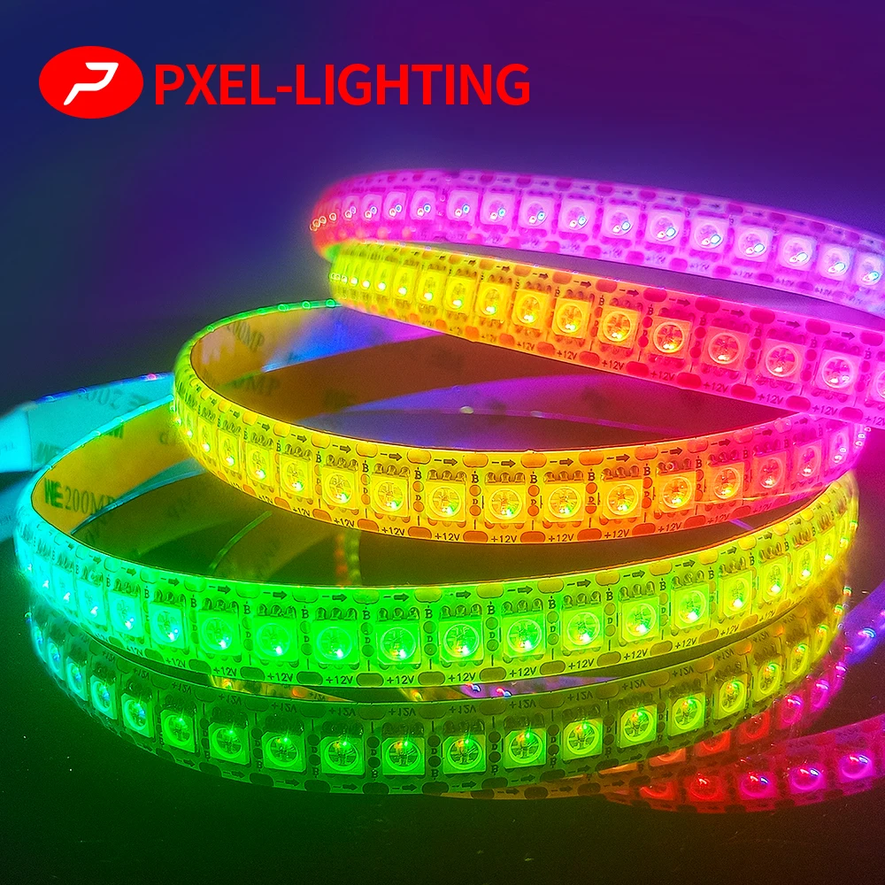 WS2815 (WS2812B WS2813 updated) RGB LED Pixels Strip Light Individually Addressable LED Dual-Signal 30/60/100/144 Leds/m