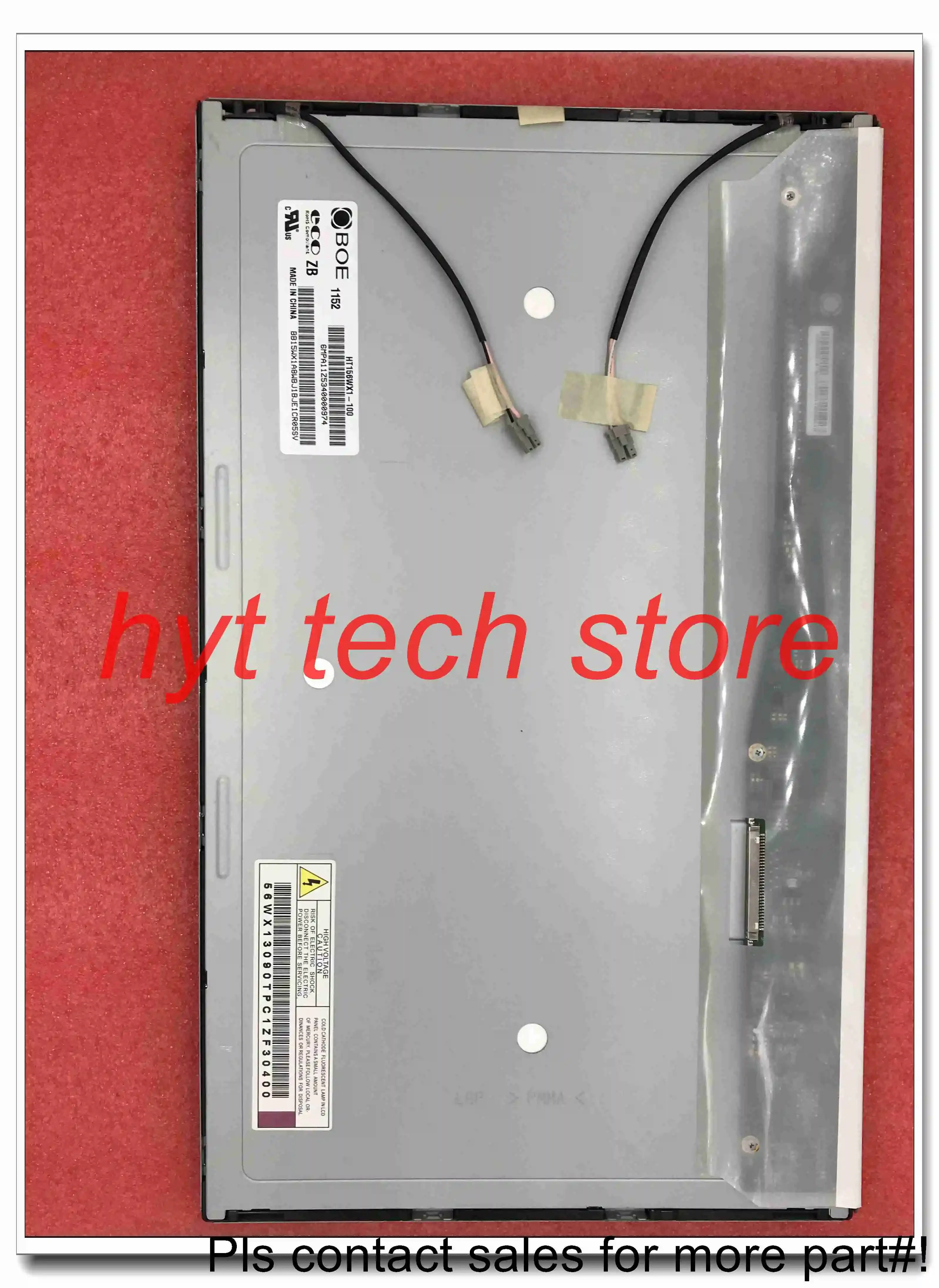 

HT156WX1-100 Оригинальная ЖК-ПАНЕЛЬ 15,6 дюйма 1366*768 100% протестировано, класс A+ перед отправкой