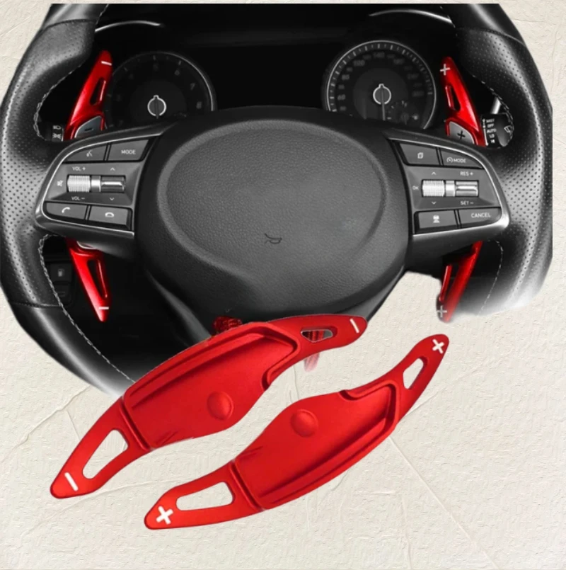 

For Genesis G70 Shift Paddle Gear Extender Shifter Aluminum Steering Wheel DSG Extension Sticker