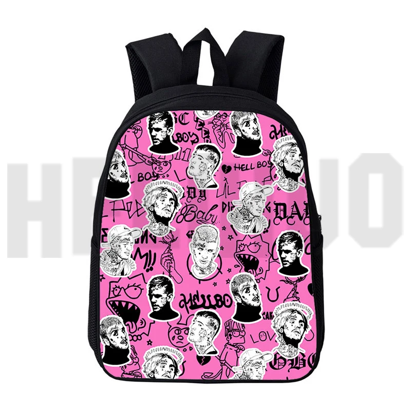 

3D Lil Peep School Back Pack for Boys Sport Travel Leisure Rucksack 16 Inch High Quality Kids Backpacks Rapper Lil Peep Bags