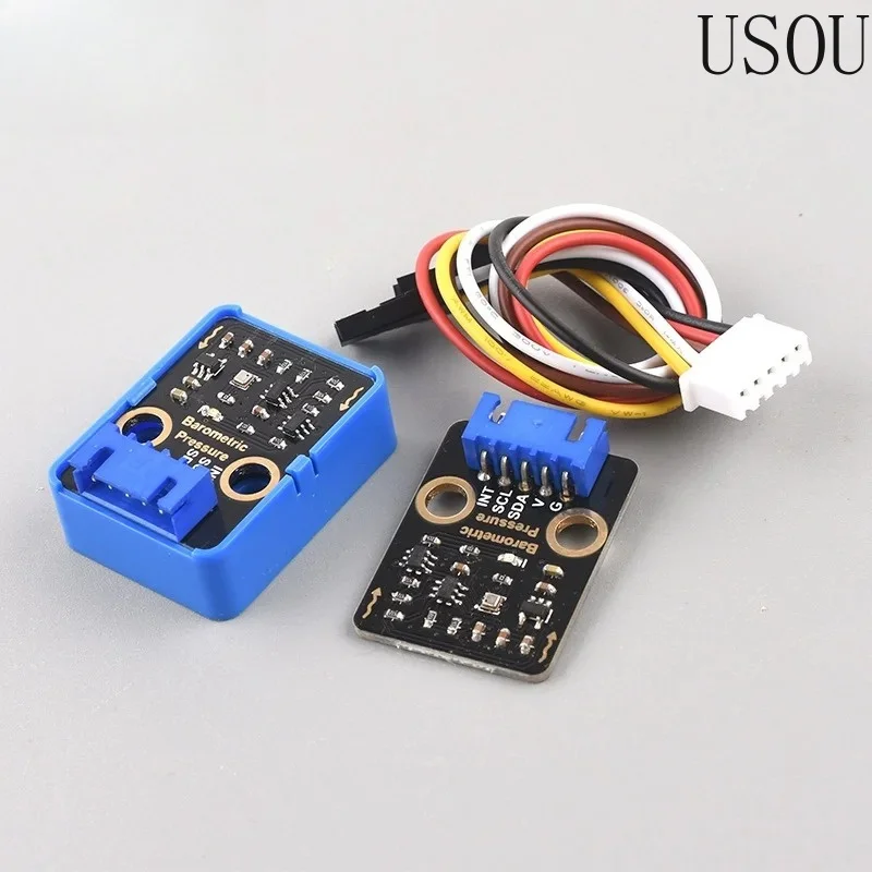 BMP388 Barometric Pressure Sensor Module for Atmospheric Pressure, Altitude and Temperature Detection, I2C Communication, Compat
