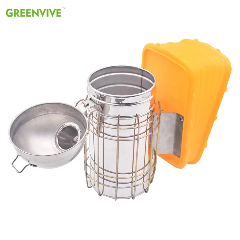 Beekeeping Smoker Plastic Bee Smoker Bellow Stainless Steel Bee Smoke Transmitter Kit Beekeeping Tools Apiculture Smoke Sprayer