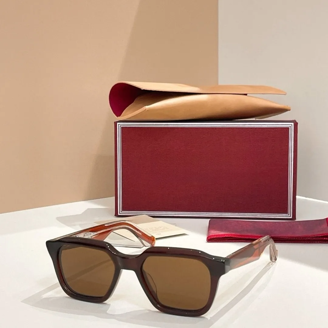 

TOMLIN Classic Square Sunglasses Acetate Frame UV400 Vintage Fashion Outdoor Eyewear for Men Women with Case