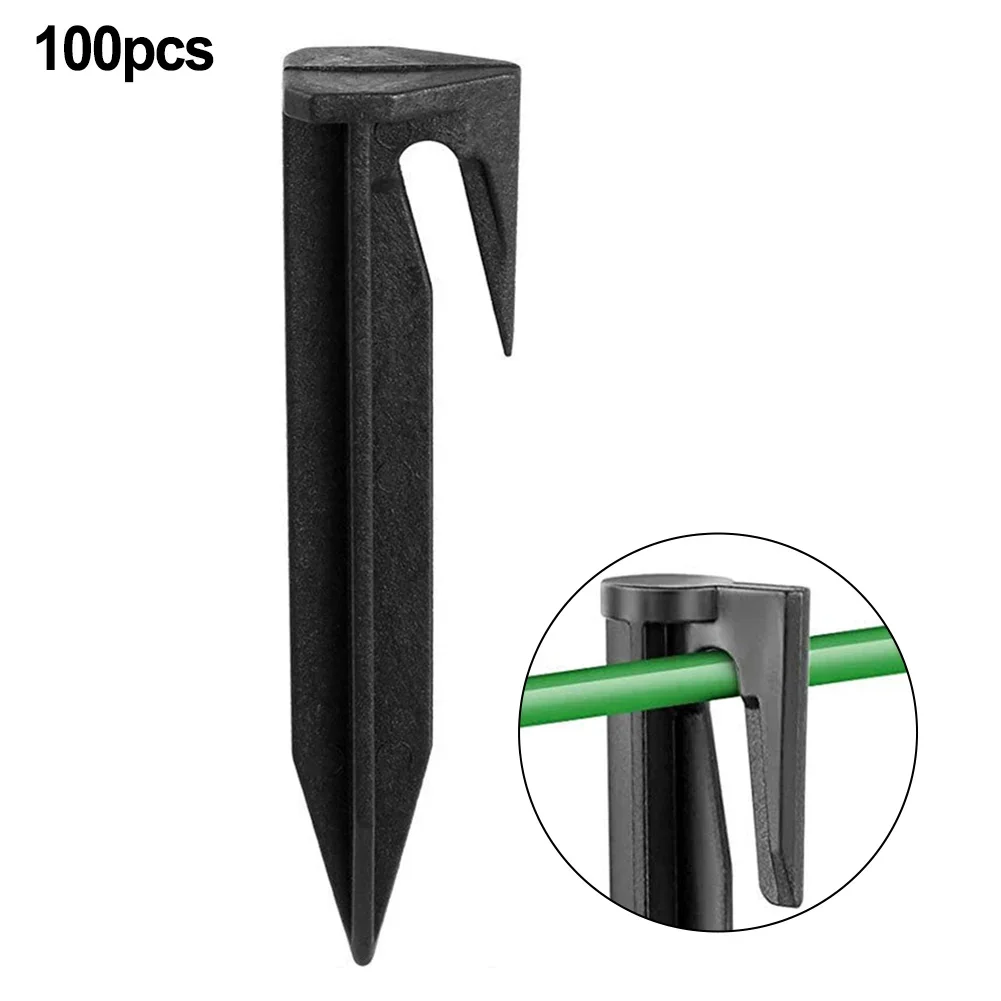 

100xGarden Lawn Mower Peg Boundary Nail Ground Spikes Fixing Pins For Laying Boundary Cables Robotic Lawn Mower Accessories