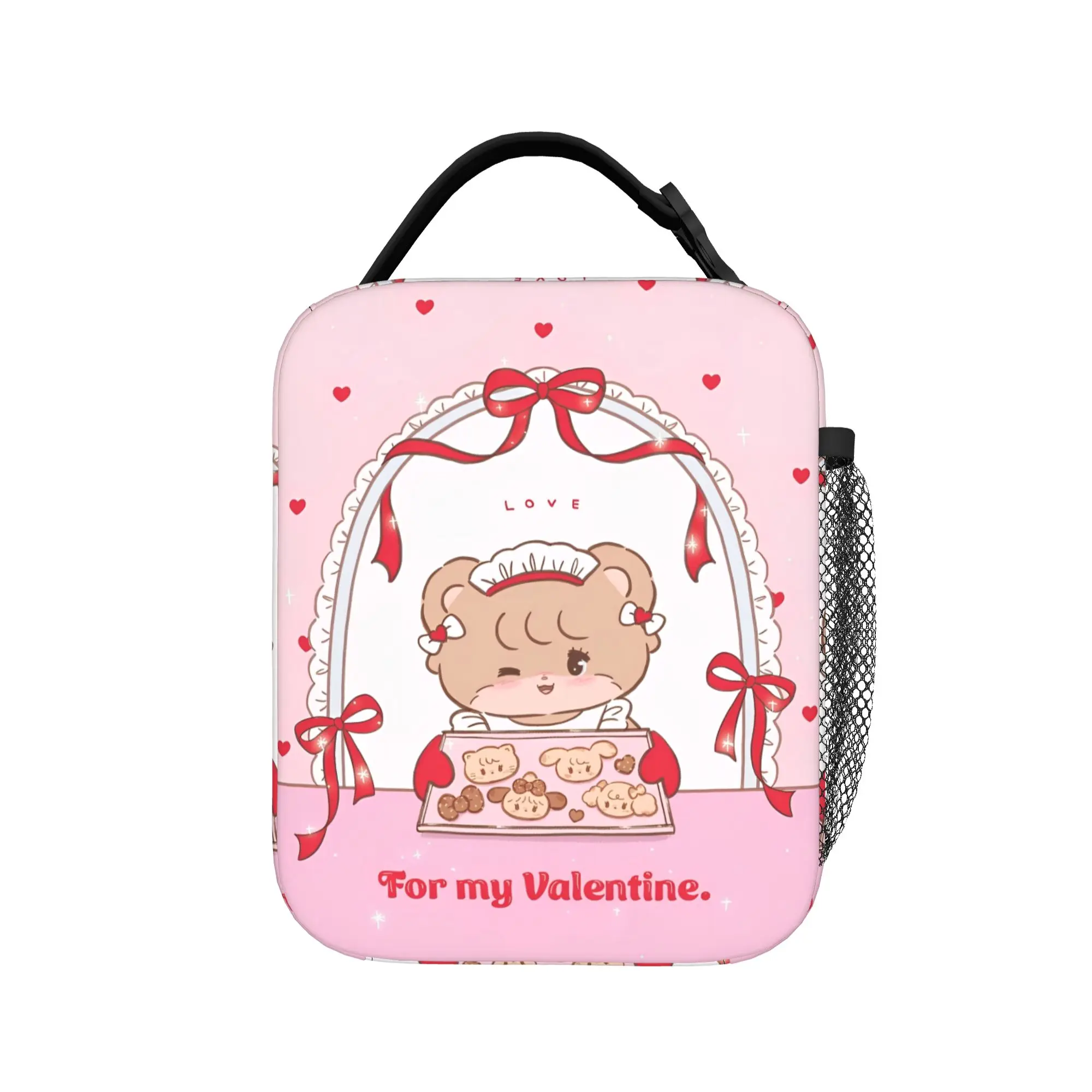 Mikkos Love Insulated Lunch Bags Cooler Bag Reusable,Lunch Container Leakproof Tote Lunch Box Bento Pouch School  Outdoor