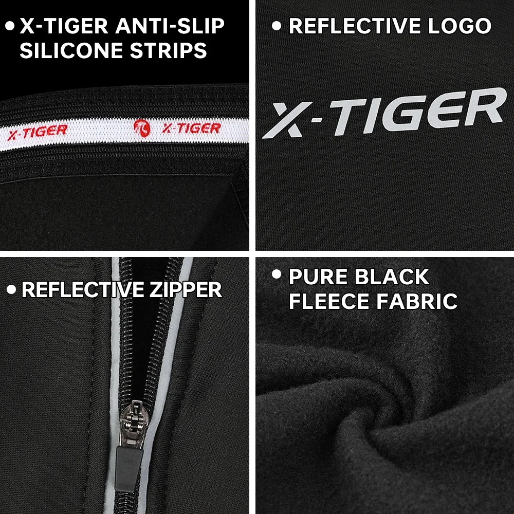 X-TIGER الشتاء الدراجات غطاء أحذية الصوف الحراري الدراجة الجبلية الجرموق الأحذية يغطي الرياضة الدراجات الجرموق الدراجات اكسسوارات #3