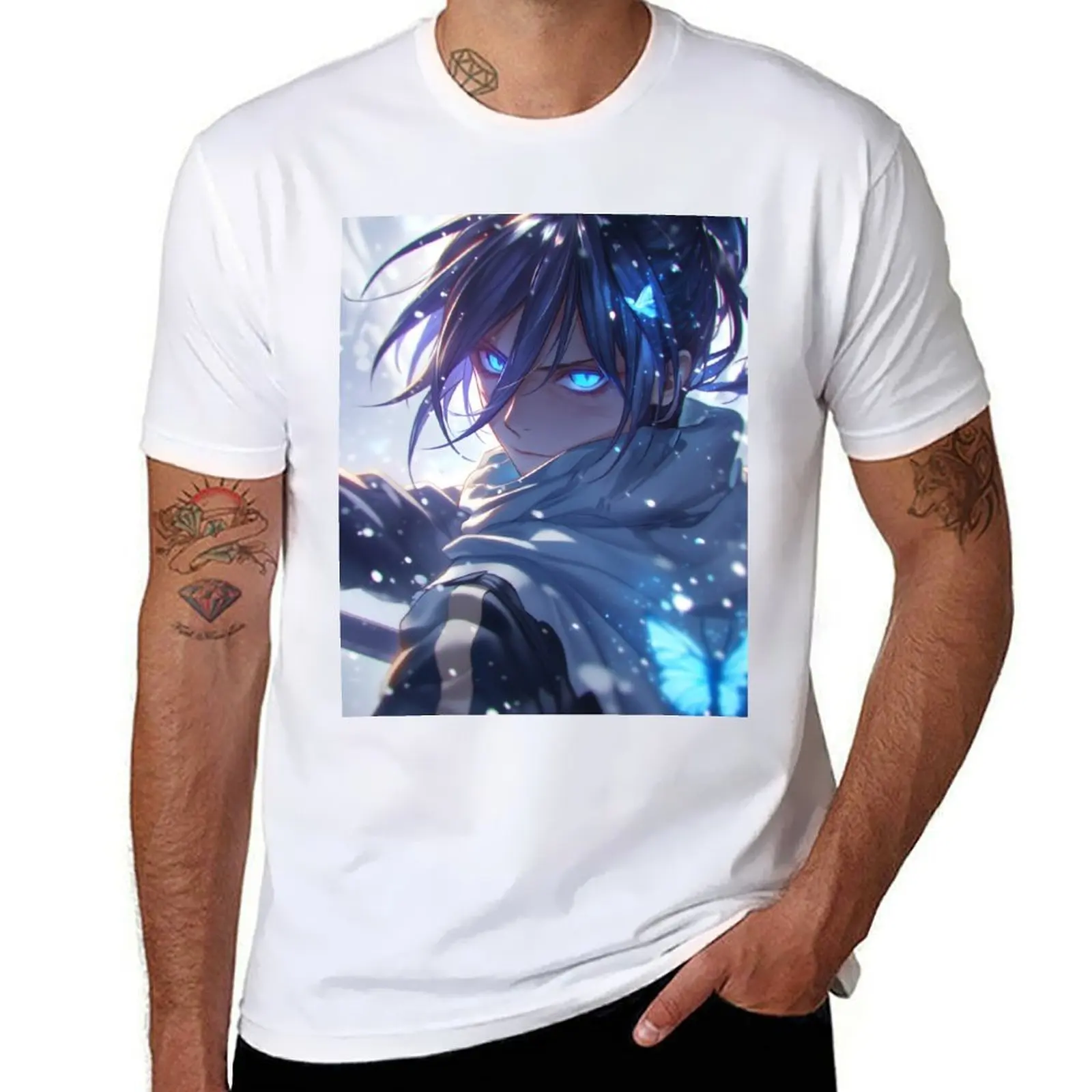 

Noragami Yato - 1 T-Shirt t shirts for man slim fit man t shirt heavy cotton T-Shirt