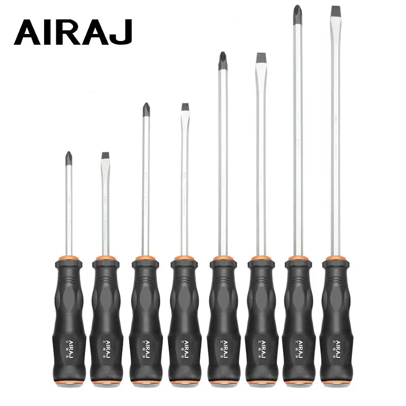 AIRAJ Multifunctional Screwdriver Dual-Purpose Screwdriver With Magnetic Chromium Vanadium Alloy Steel Cross Head Screwdriver