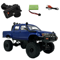 Full Scale WPL C64 4WD Climbing Car RC CAR 1/16 2.4G  Off Road Vehicle C64-1 Red Pickup Truck Remote Control Toy Gifts