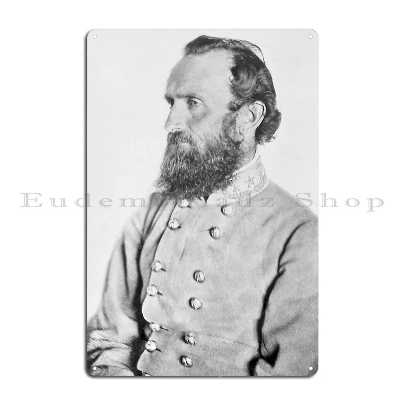 Stonewall Jackson Political Parody The last meeting between Gen. Lee and Jackson Metal Plaque Design Wall Mural Tin Sign Poster