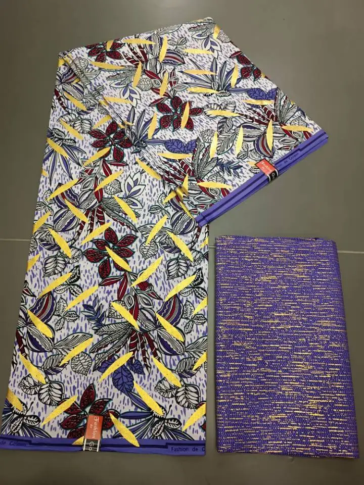 2024 Guaranteed Veritable Original African Wax Print Fabric Real Nigerian 100% Cotton Ankara Wax Fabric Soft Pagne Spuer Batik