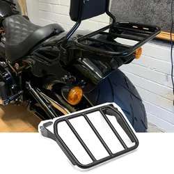 Motorcycle Accessories Sissy Bar Luggage Rack for Harley Davidson Softail FLFB FLFBS FXBR FXBRS 2018-2023